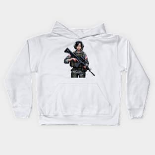 Tactical Girl Kids Hoodie